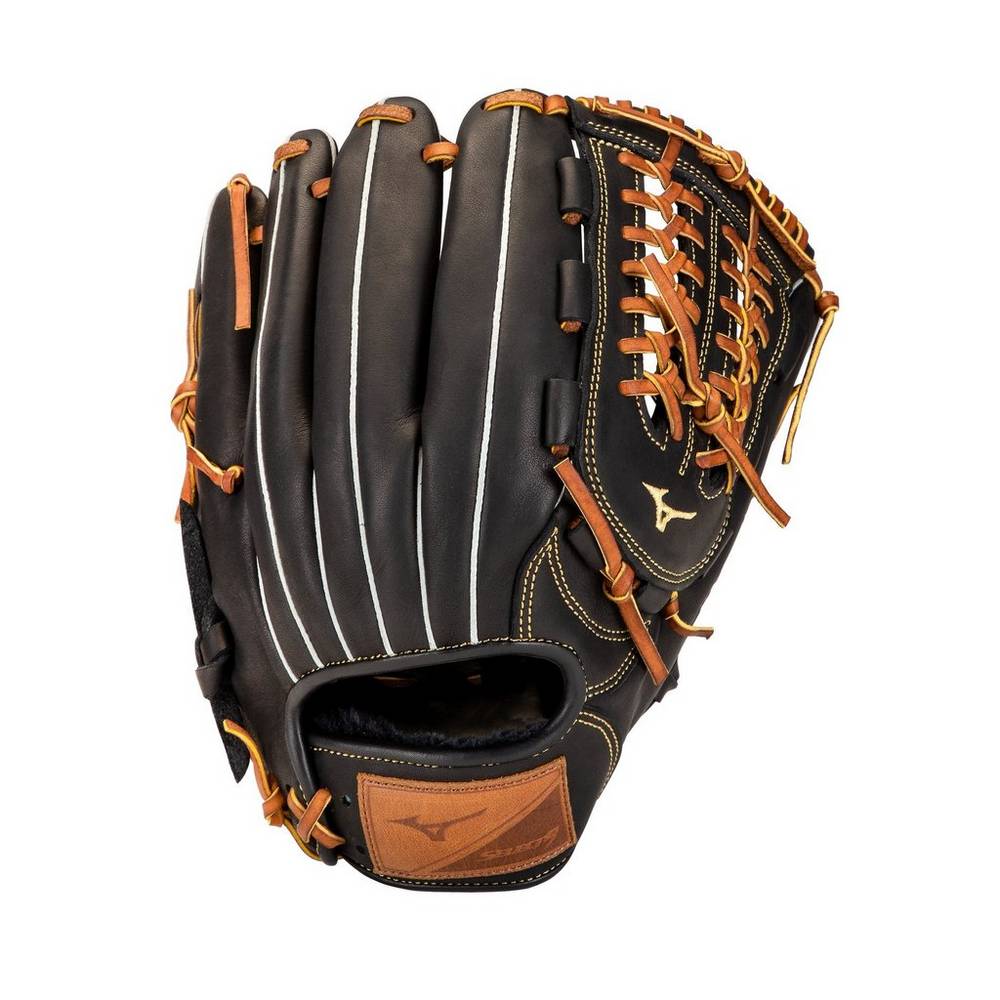 Guantes De Beisbol Mizuno Select 9 Infield 11.5" Hombre Negras/Marrones España BZYJ-90364